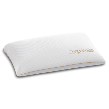 Copper Bliss Pillow - White