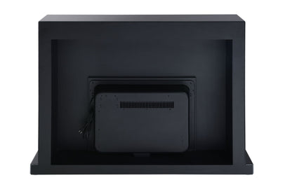 Drisana - Mirrored Fireplace - Black