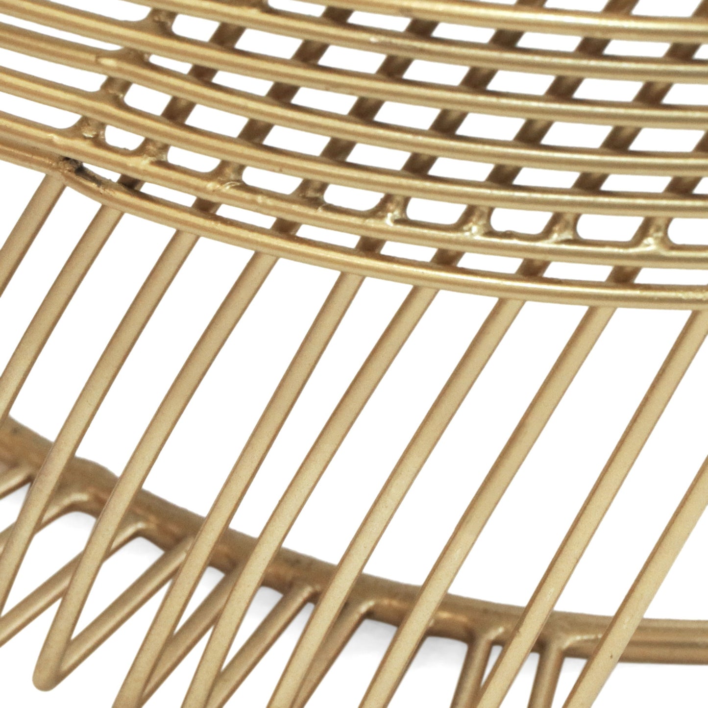 Round Table With Marble Top And Metal Base - Gold / Natural