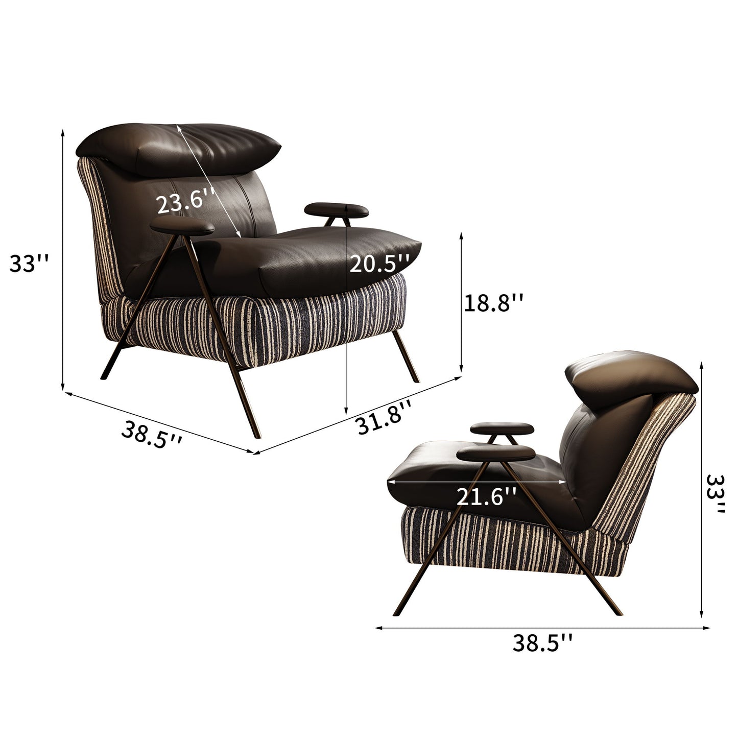 Ergonomic Single Chair
