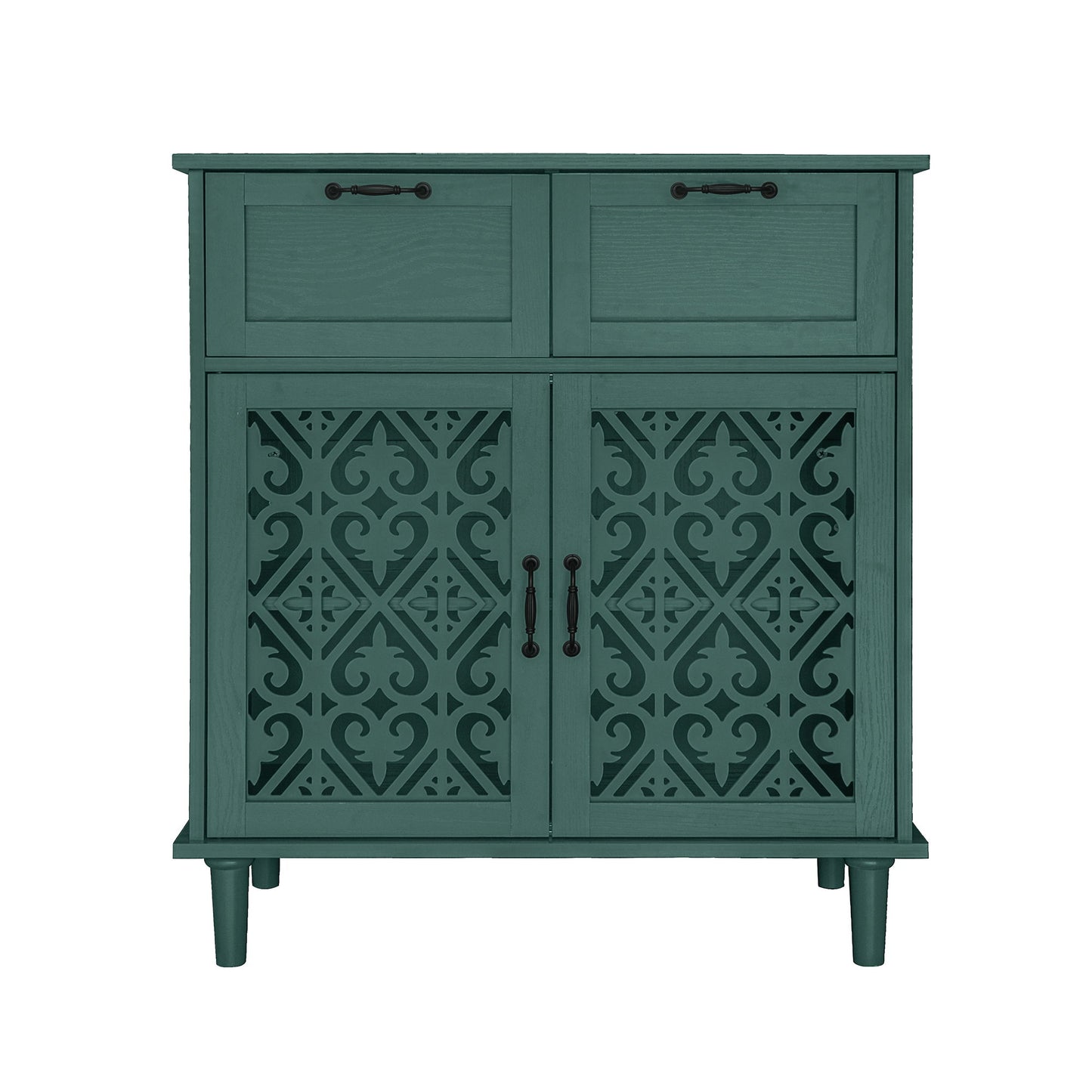 2 Door 2 Drawer Elegant Cabinet