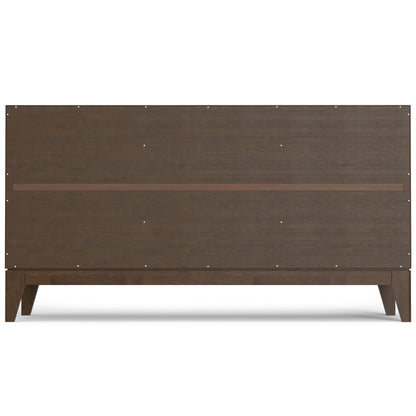 Harper - 3 Door Sideboard Buffet / Storage Cabinet - Walnut Brown