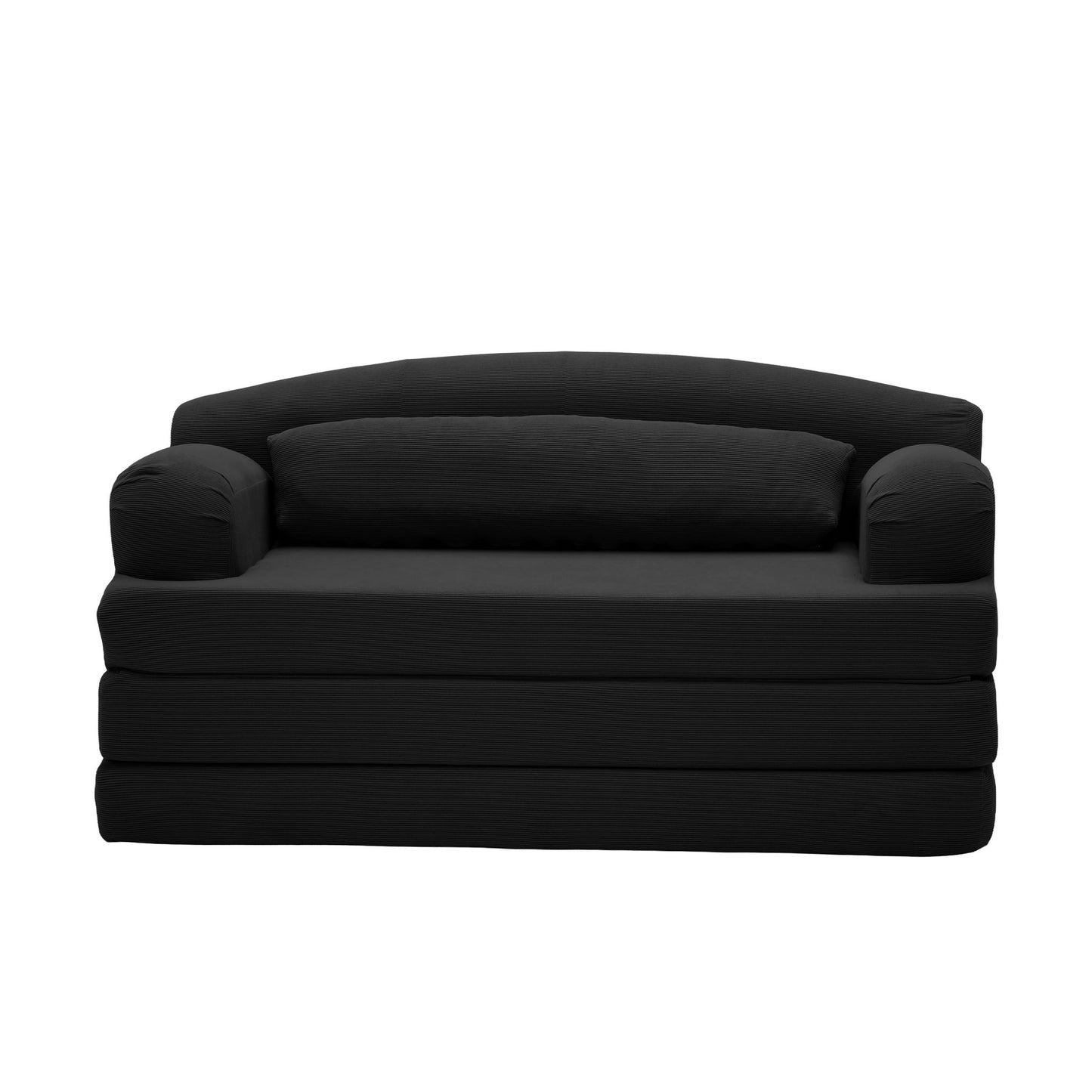 2 Seater Sofa Bed, Compact Foldable Floor Couch