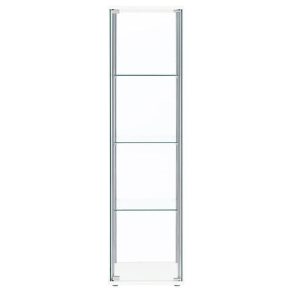 Bellatrix - 4-Shelf Clear Glass Curio Cabinet