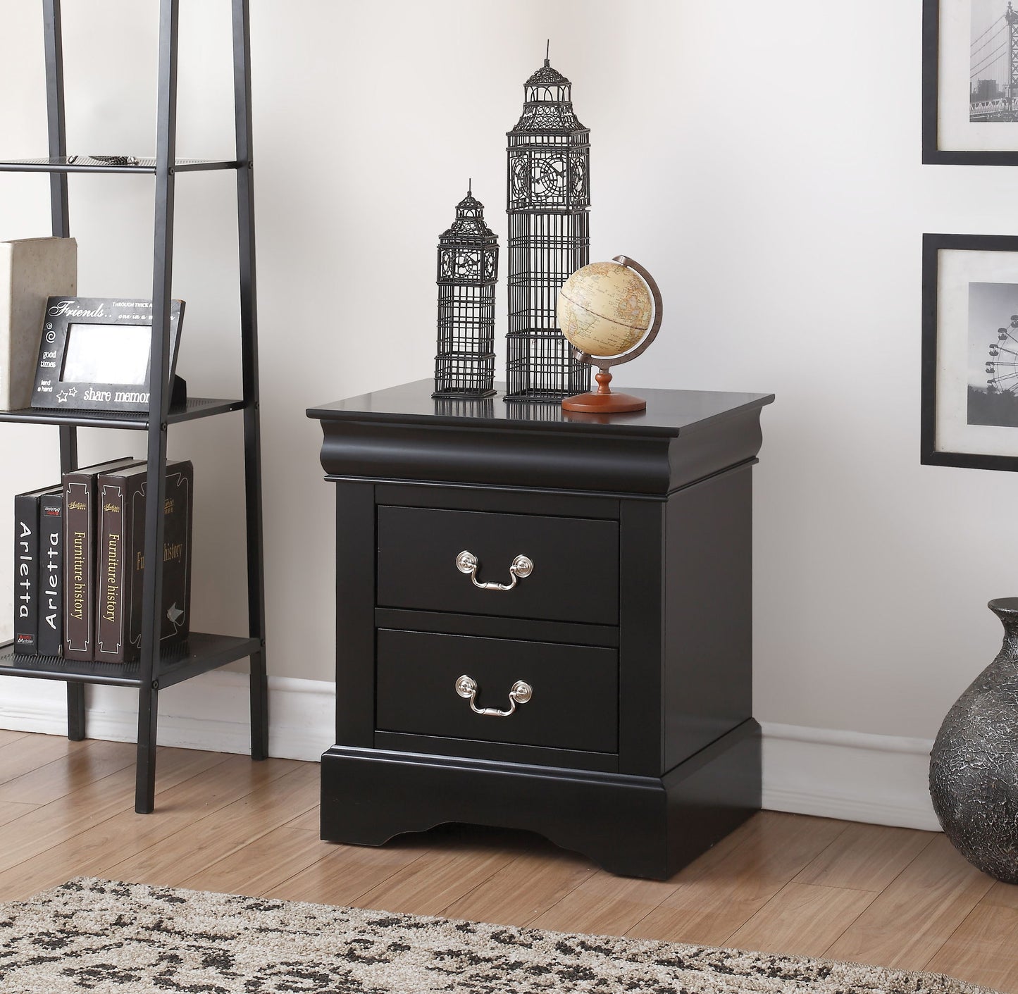 Louis Philippe III - Sleek Design Nightstand