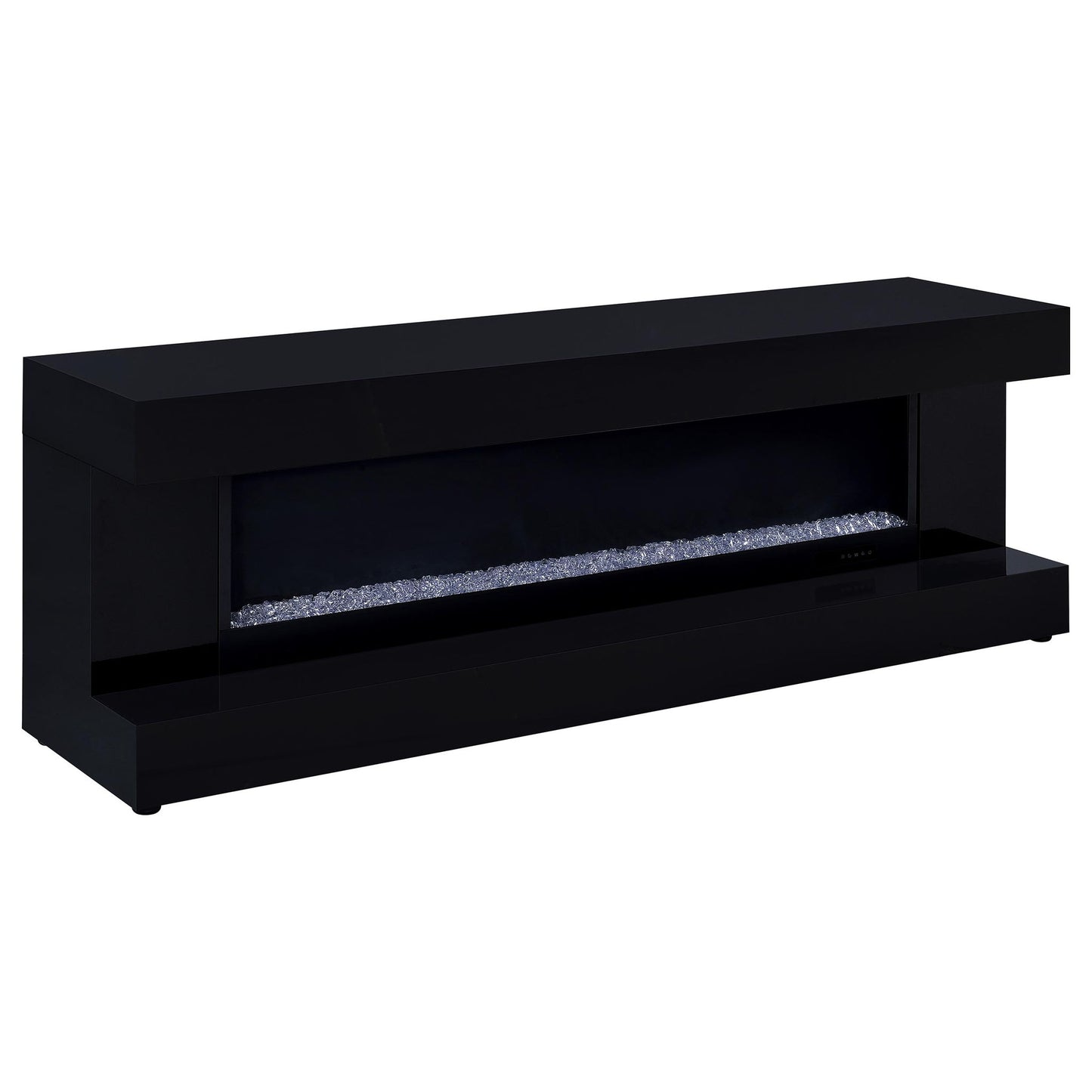 TV Stand Fireplace Console With Bluetooth Speaker