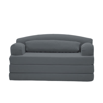 2 Seater Sofa Bed, Compact Foldable Floor Couch
