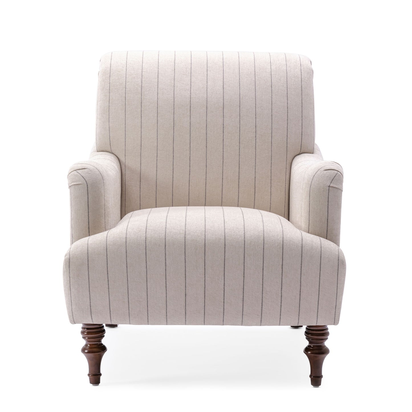Sylvia - Striped Arm Chair - Natural