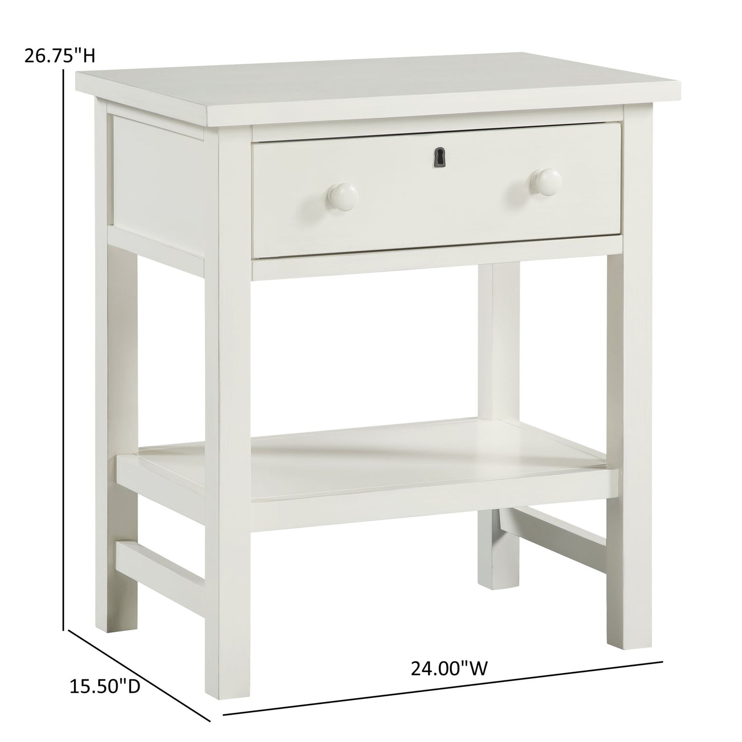 Finley - 1 Drawer Storage Nightstand