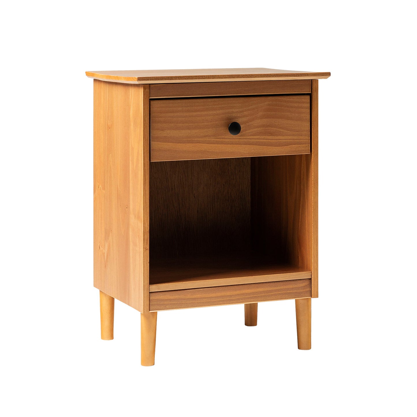 Classic 1 Drawer Nightstand With Cubby