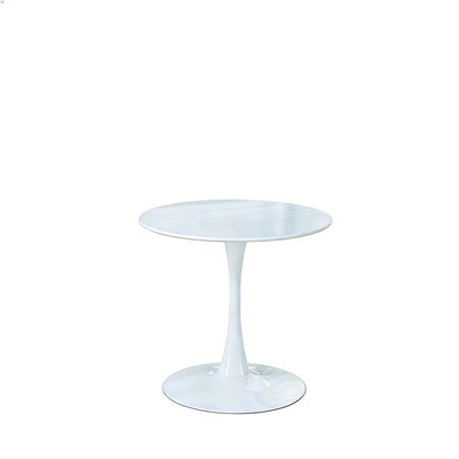 Mid-Century Tulip Table With Round Top, Pedestal Base
