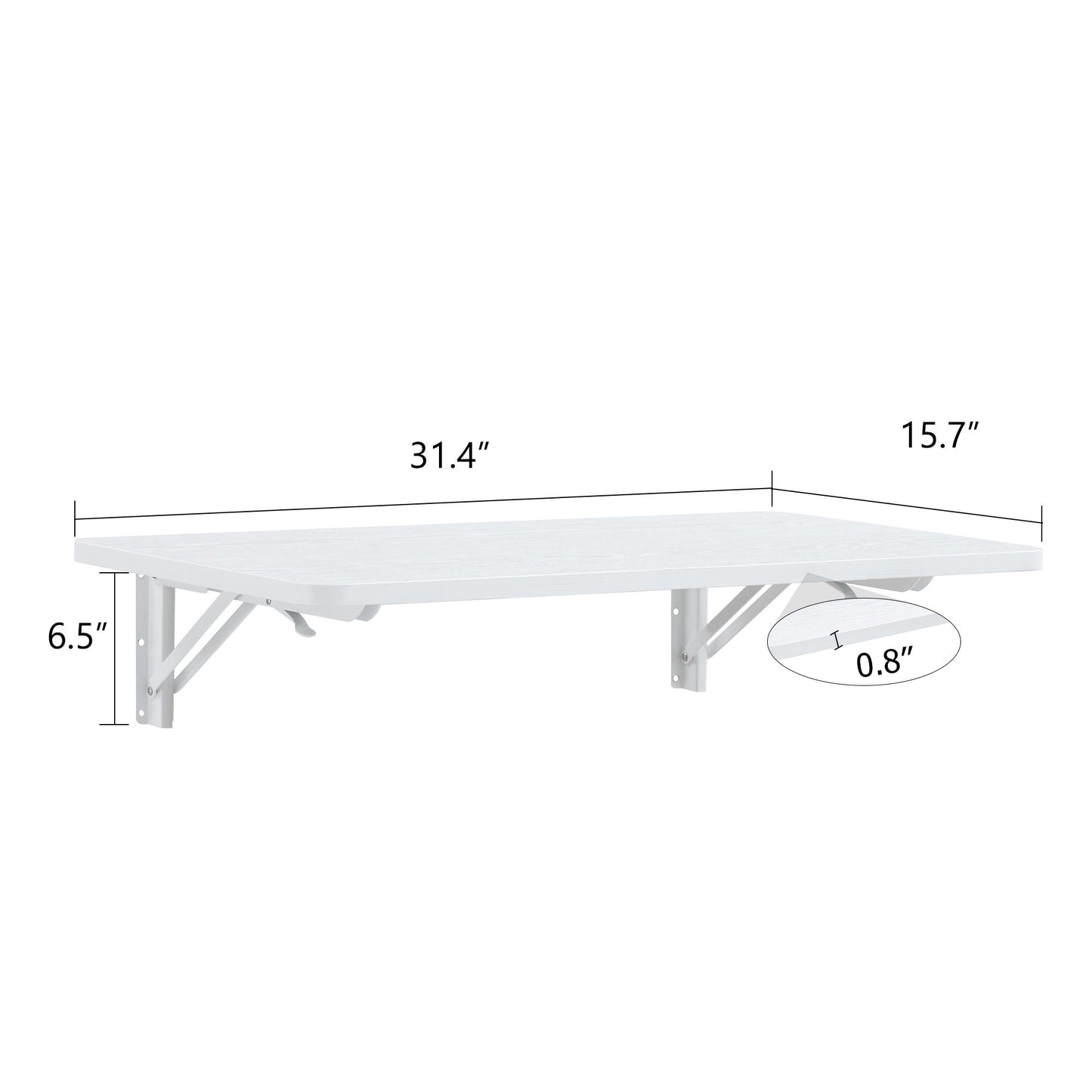 Folding Table Wall Mounted Folding Table For Small Spaces, Fold Down Desk, Workbench