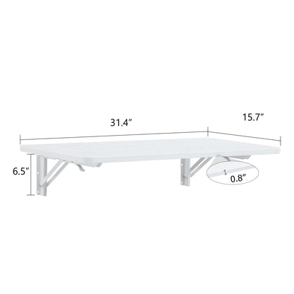 Folding Table Wall Mounted Folding Table For Small Spaces, Fold Down Desk, Workbench