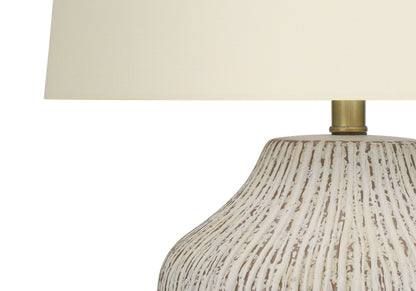 Lighting, Table Lamp, Ceramic, Transitional - Cream