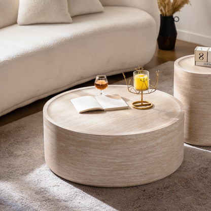 Modern Round Table With Mars Pattern For Living Room