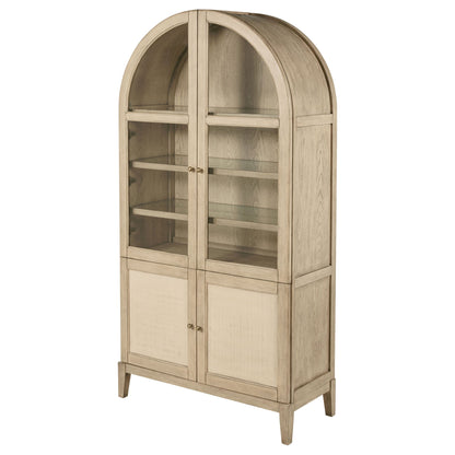 Kimpton - 4 Door Dining Display Cabinet - Beige
