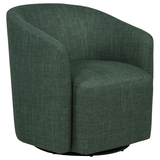 Mossbrook - Fabric Upholstered Swivel Accent Chair