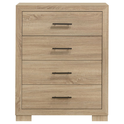 Merritt - 4 Drawer Bedroom Chest - Light Oak