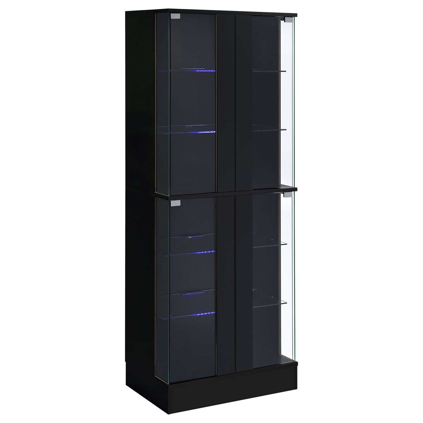 Gilbert - 4 Door LED Curio Display Cabinet