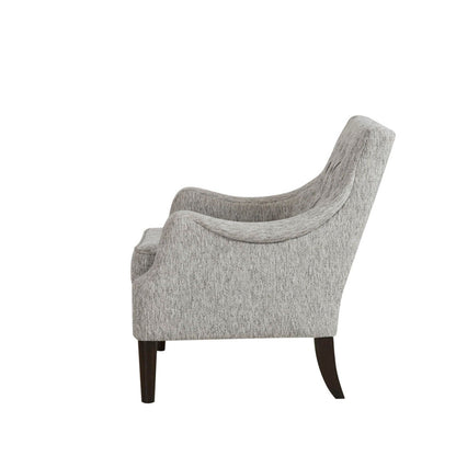 Button Tufted Accent Chair Vintage Style