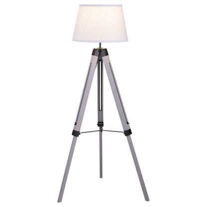 Hannah - Floor Lamp With Tripod Base - Gray