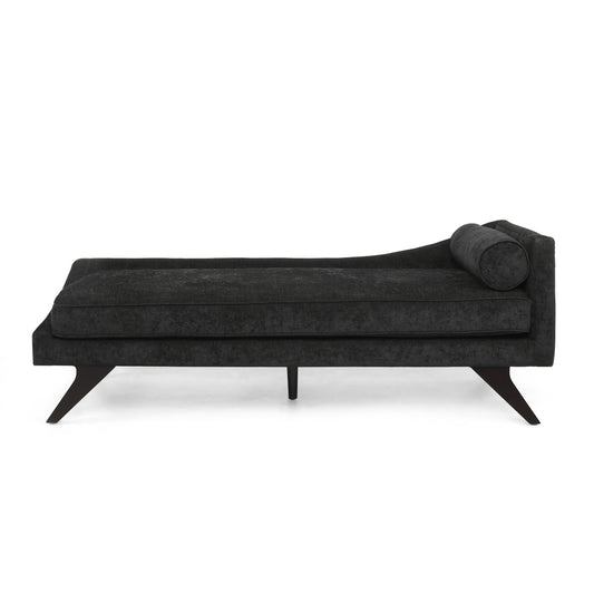 Etherealuxe - Chaise Lounge With Birch Splayed Legs