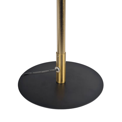 Dimond - LED Table Lamp With On / Off Switch Round Base - Black / Gold