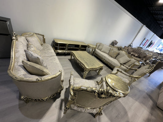 Grown Gold sofa set