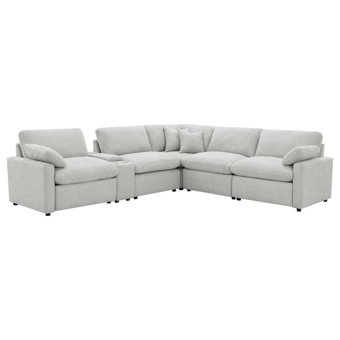 Hollander - 6 Piece Modular Power Reclining Sectional Sofa