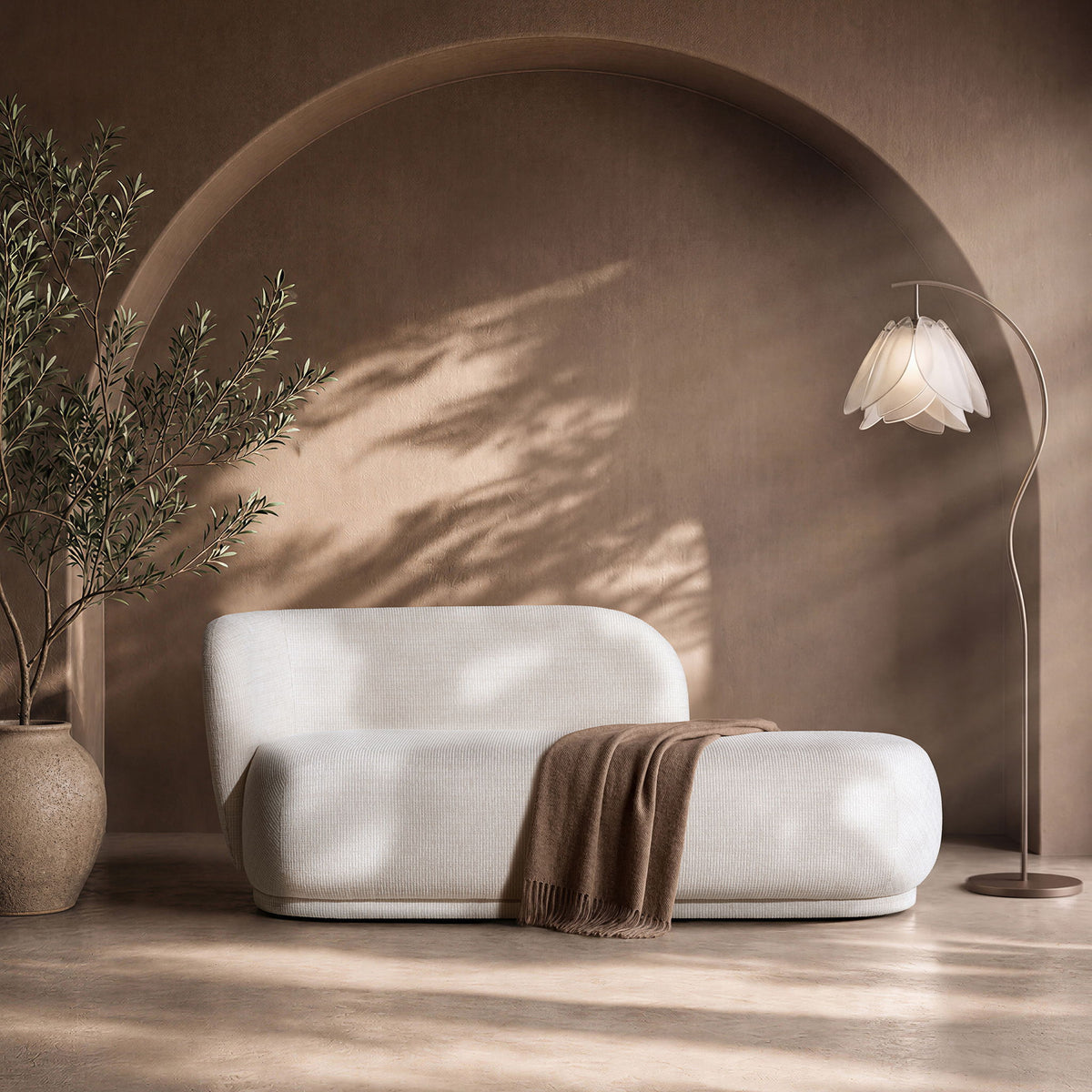 Aire - RAF Modern Rounded Chaise Lounge