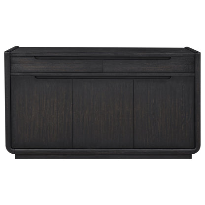 Bangor - 2 Drawer Dining Sideboard Server - Black