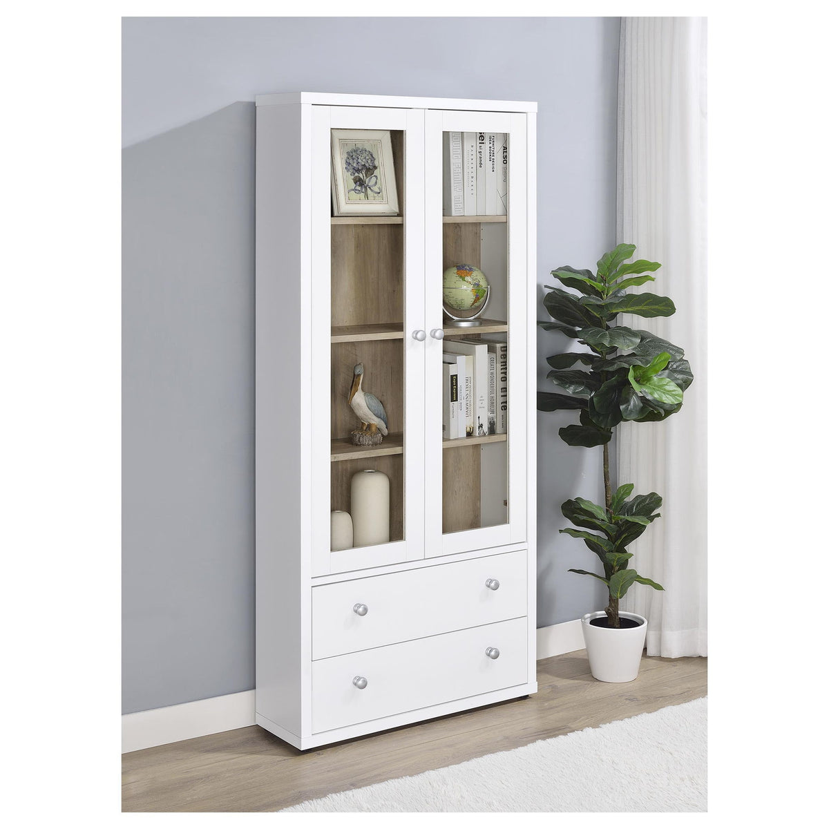 Idaho - 4 Shelf Display Cabinet