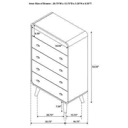 Winston - 5 Drawer Chest