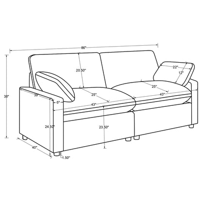 Hollander - Power Reclining Loveseat