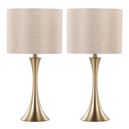 Lenuxe - Contemporary & Modern Design Table Lamp (Set of 2)