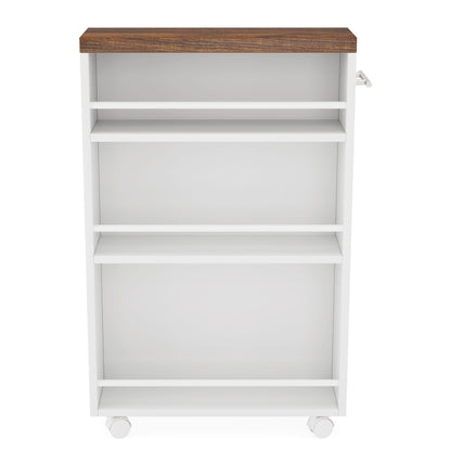 4 Tier Narrow Rolling Kitchen Slim Storage Cart