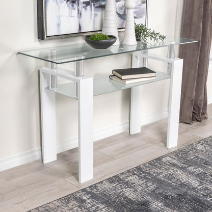 Dyer - Console Table Top, Box 2 of 2 - White