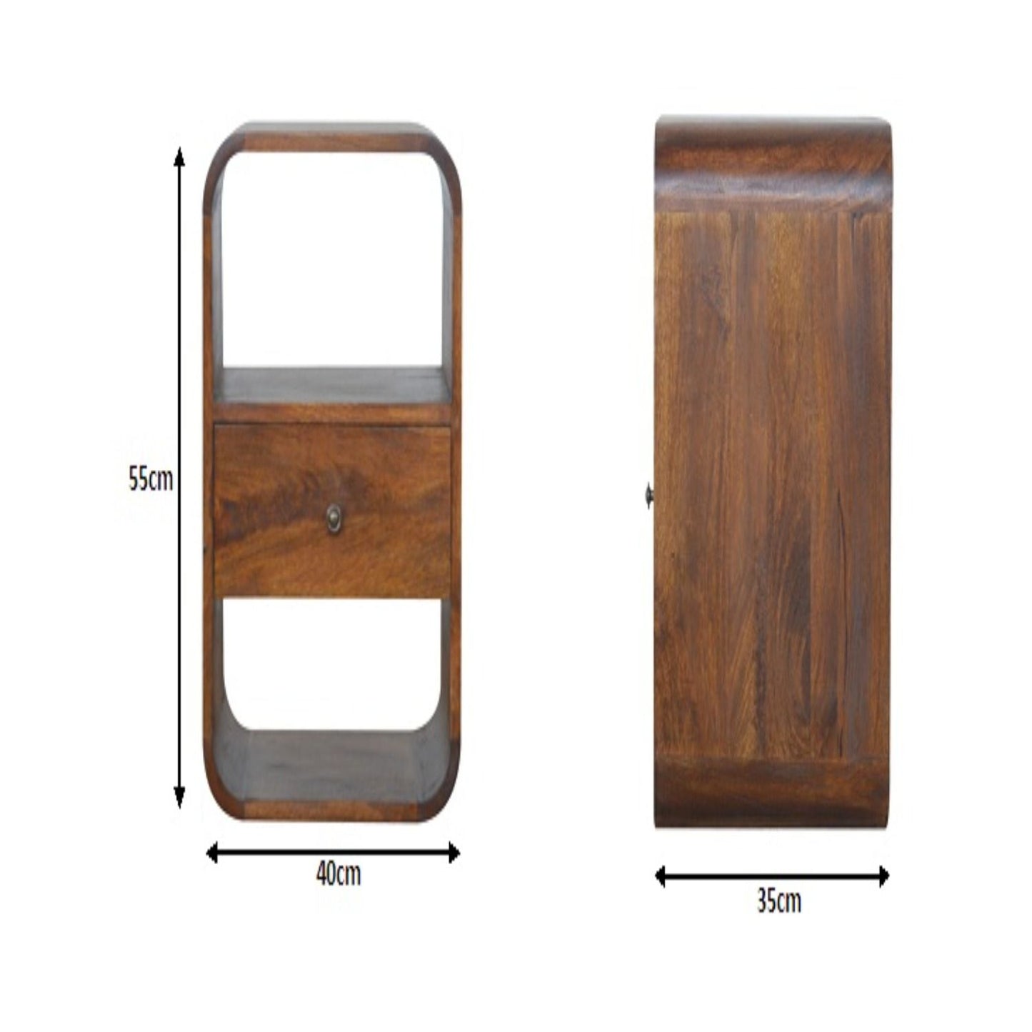 Curve Drawer Nightstand