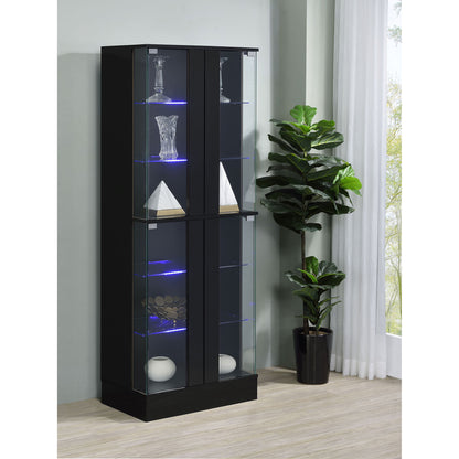 Gilbert - 4 Door LED Curio Display Cabinet