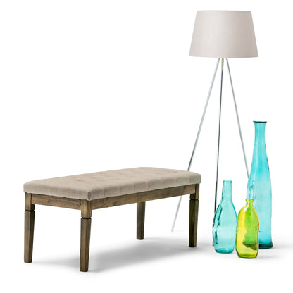 Waverly - Upholstered Tufted Ottoman Bench