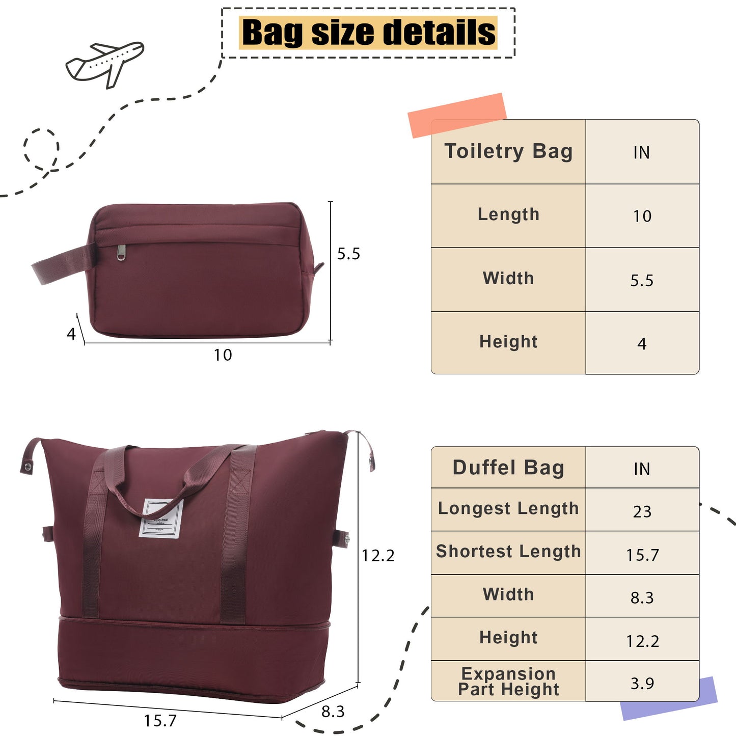 Softside Luggage Expandable Set With Duffel Bag Upright Spinner