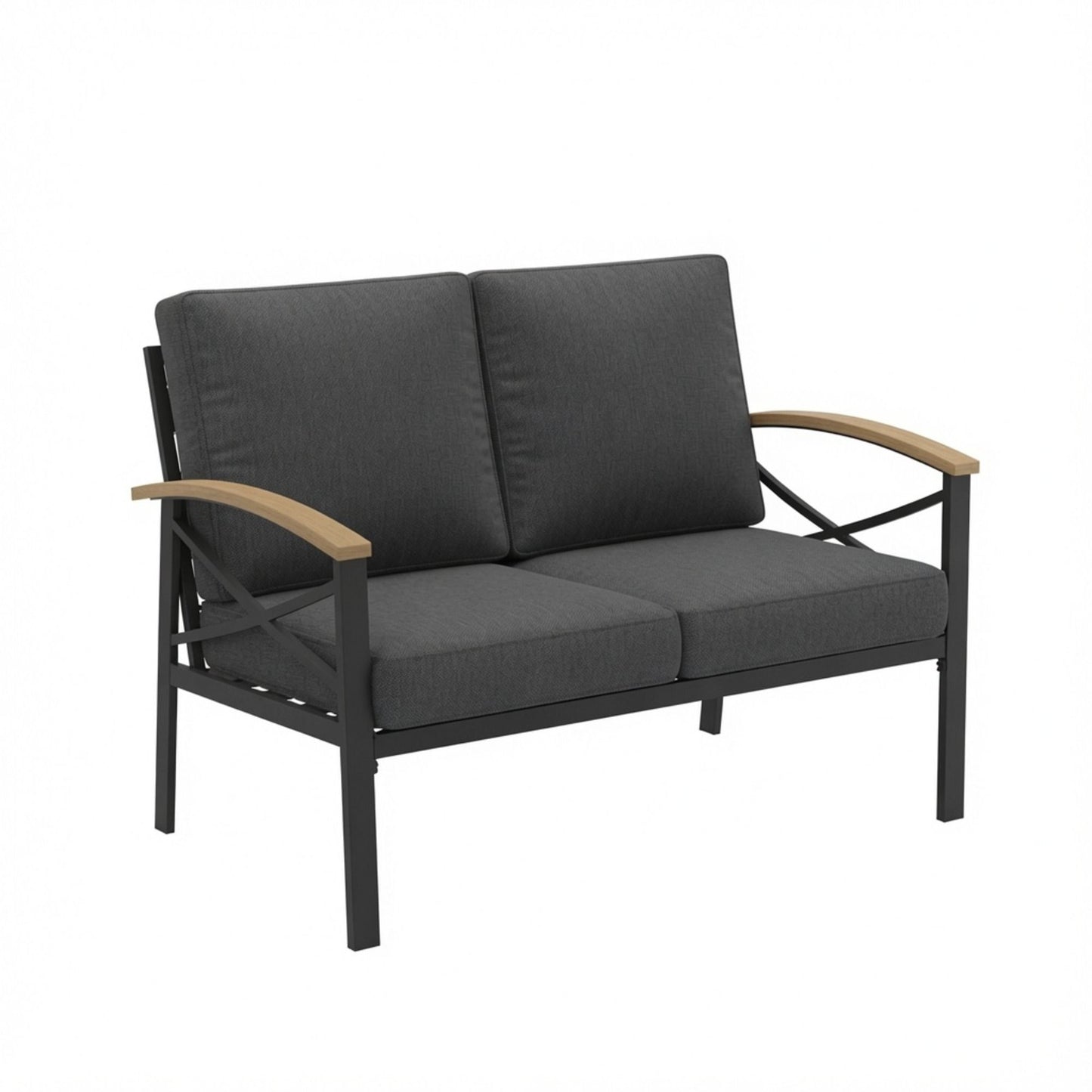 Outdoor Loveseat With Washable Cushions
