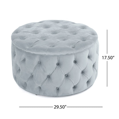 Modern Glam Ottoman Velvet