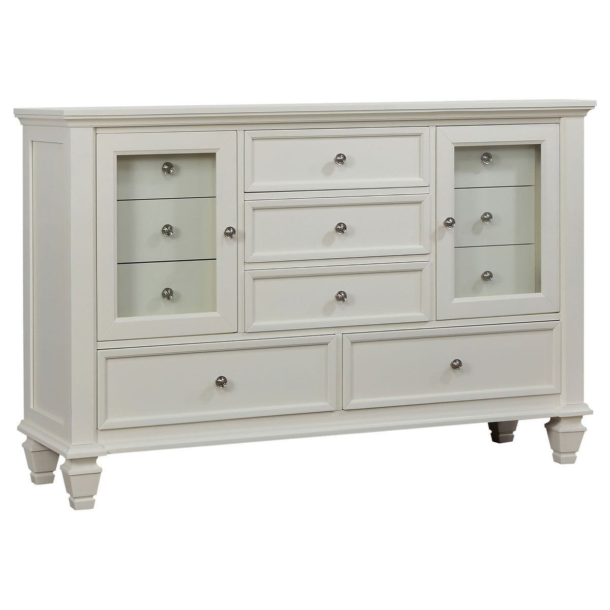 Dennis - 11 Drawer Dresser - Cream White