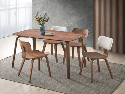 Casson - 5 Piece Dining Room Set - Walnut