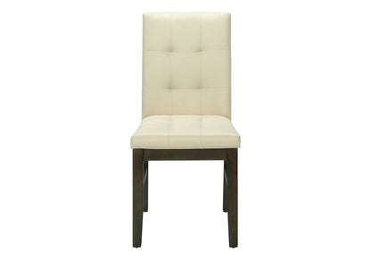 Dining Chair, Upholstered, Dining Room, Transitional (Set of 2) - Cream