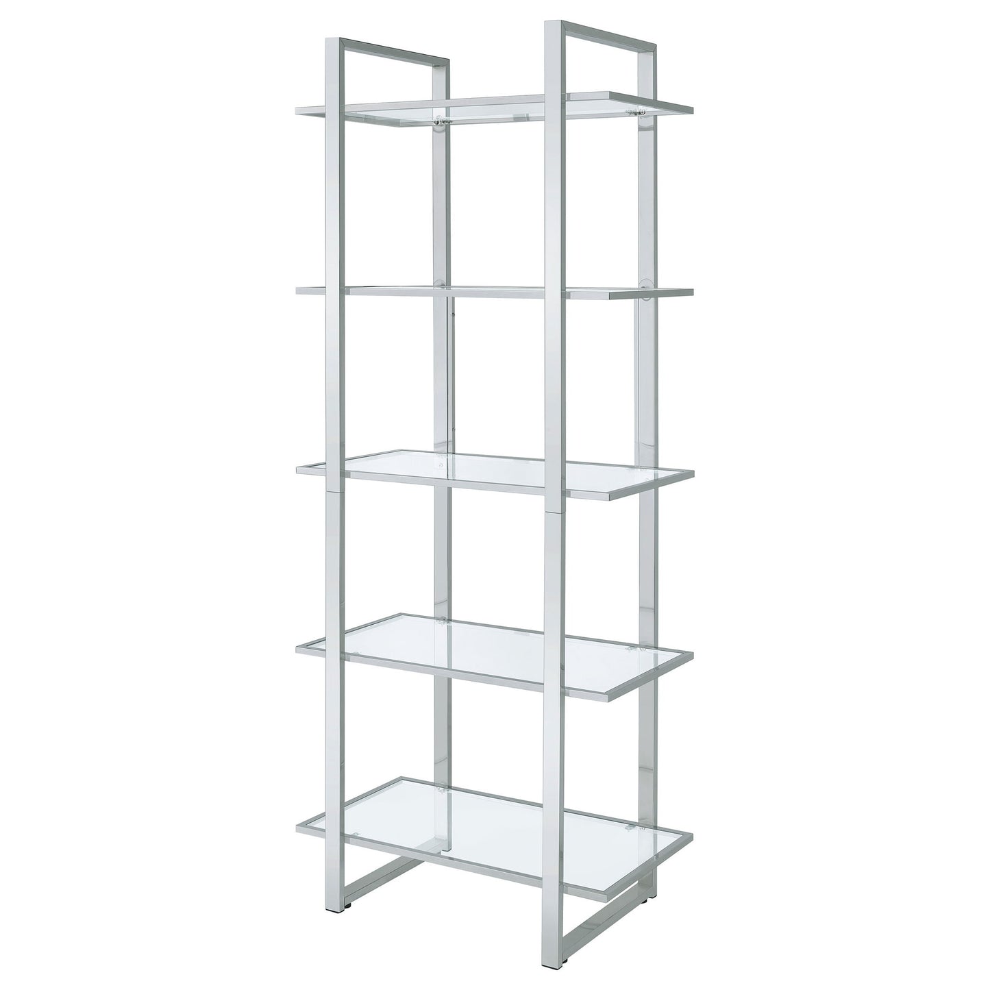 Colfax - 5 Shelf Bookshelf - Clear