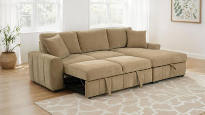 Pastrana - Upholstered Sleeper Sectional Sofa