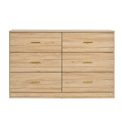 Modern Drawer Dresser For Bedroom, Ample Storage Wide Chest Of Drawers