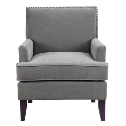 Colton - Track Arm Club Chair With Nailhead Trim